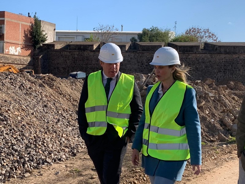 Un carril bici unirá las murallas de Badajoz en el proyecto del Corredor Verde