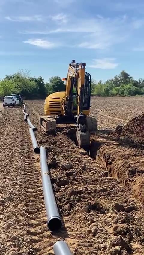 Apertura de zanjas y canalizaciones en Badajoz