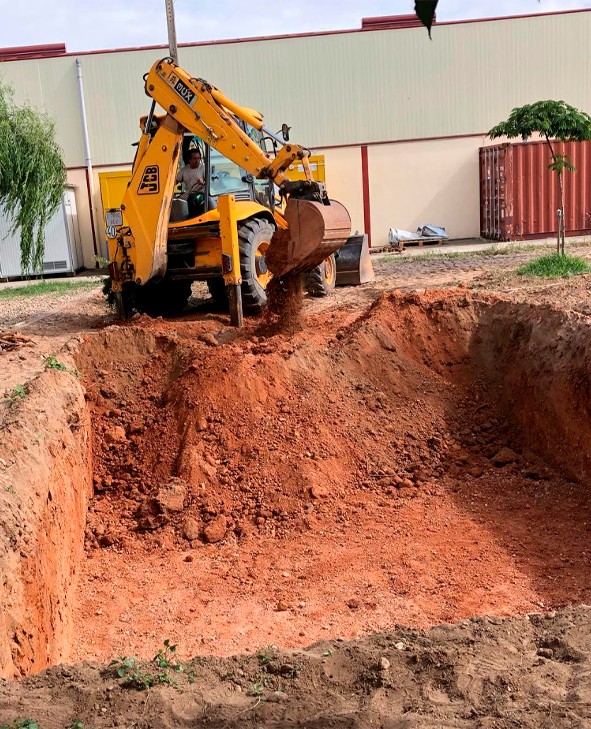 Excavación de piscinas en Badajoz